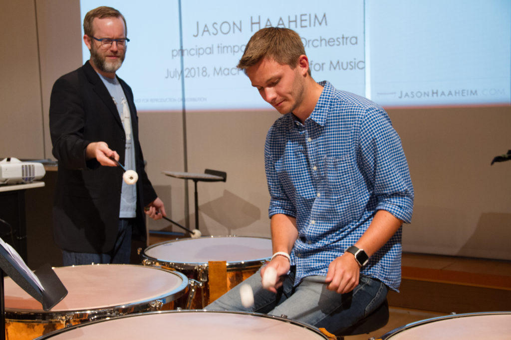 Metropolitan Opera Orchestra Principal Timpanist Gives Back Jason