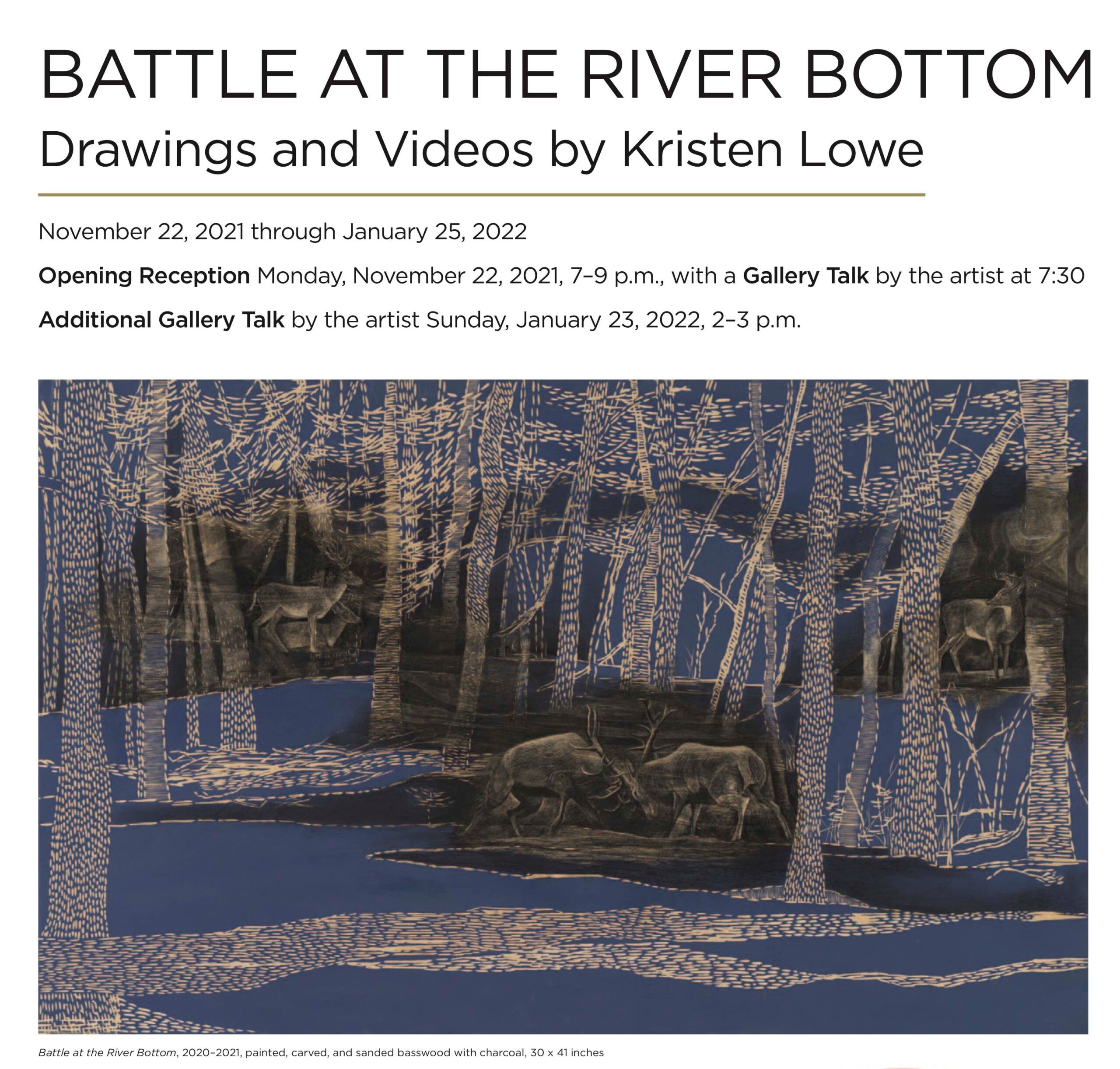 Battle at the River Bottom Drawings and Videos by Kristen Lowe The